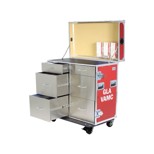 Medical Organizer w/ 4 Drawers & Table - VeriCor, LLC