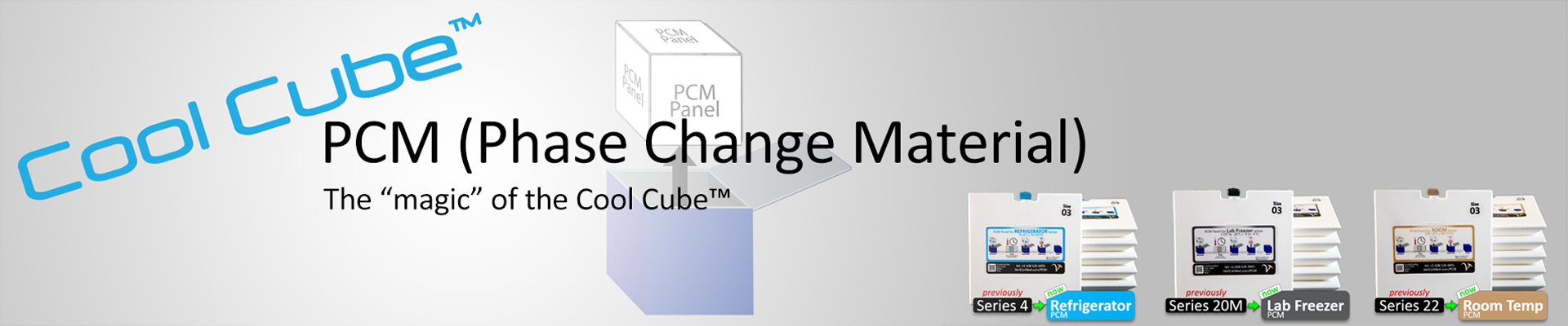 PCM - Phase Change Material Header